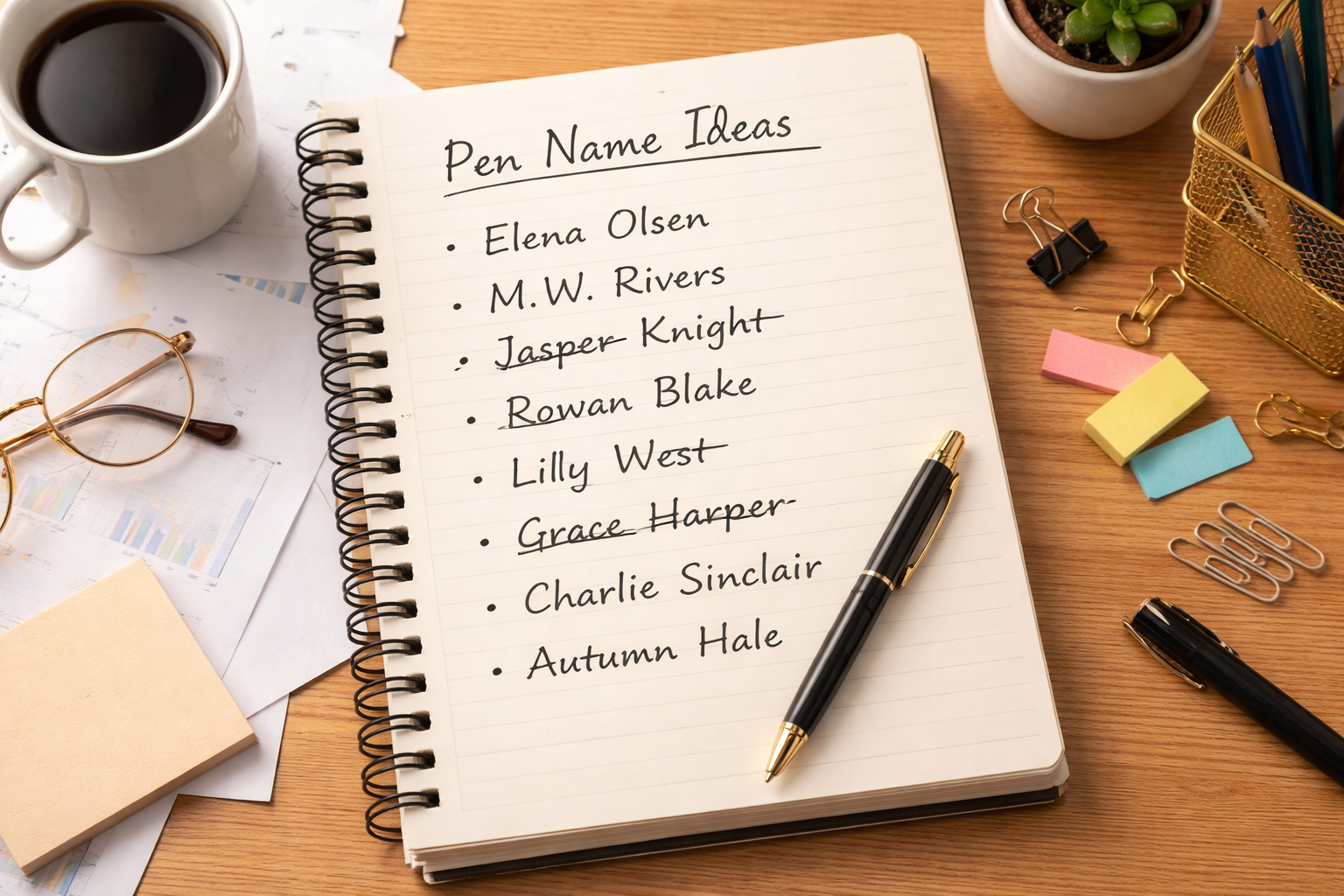 How to Choose a Pen Name That Supports Your Author Brand