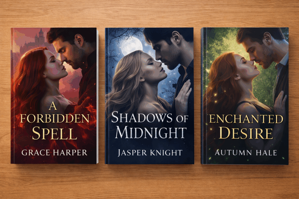 testing pen name on book covers