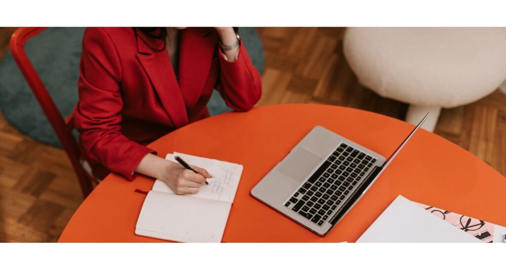 Author planning self-publishing journey